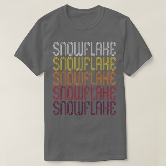 Snowflake, AZ Vintage Style Arizona T-shirt (Design voorkant)