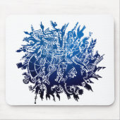Snowflake B3 Muismat (Voorkant)