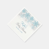 Snowflake Baby Het is koud buiten Napkins Servet (Hoek)