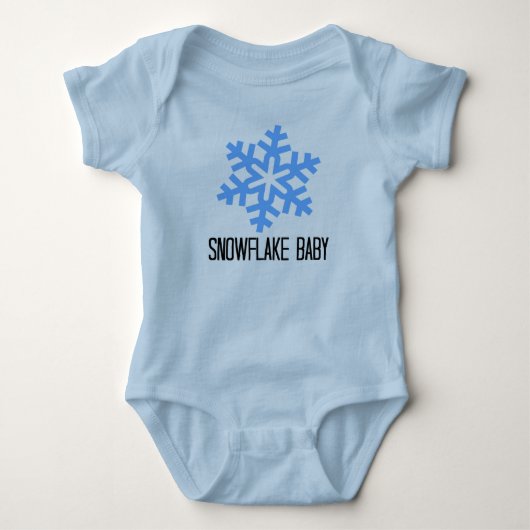 Snowflake Baby Shirt (Voorkant)