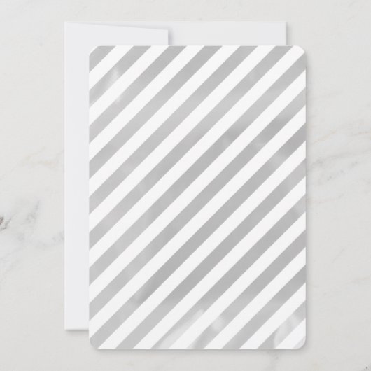 Snowflake Baby zijn koude drive-by Baby shower Kaart (Achterkant)