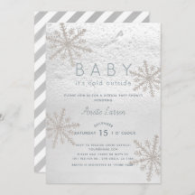 Snowflake Baby zijn koude virtuele Baby shower