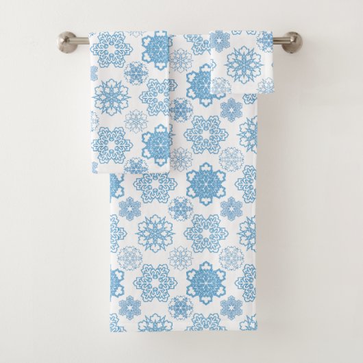 Snowflake Bad Handdoek (Insitu)