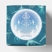 Snowflake Ballet Favor Box Bedankdoosjes (Bovenkant)