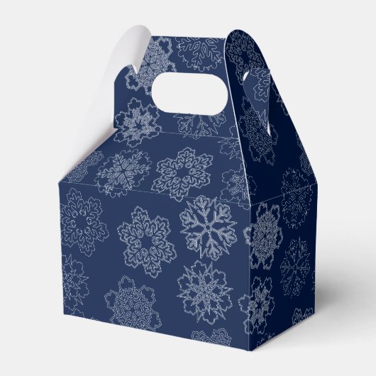Snowflake Bedankdoosjes (Voorkant Zijde)