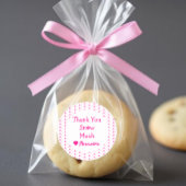 Snowflake Bedankt Ronde Sticker