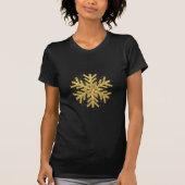 Snowflake, bedwelmd kerstfeest t-shirt (Voorkant)