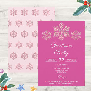 Snowflake Berry Bling Elegant Feestelijke Kerst