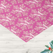 Snowflake Berry Bling Rustic Pattern Monogram Tissuepapier