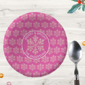 Snowflake Berry Bling Schattige kerstfeest Papieren Kommen