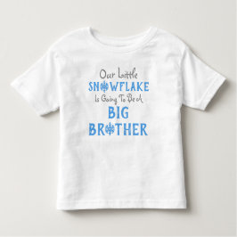 Snowflake Big Brother Kinder Shirts