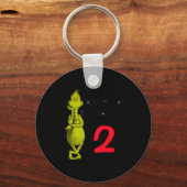 Snowflake Birthday Baby Sleutelhanger (Voorkant)