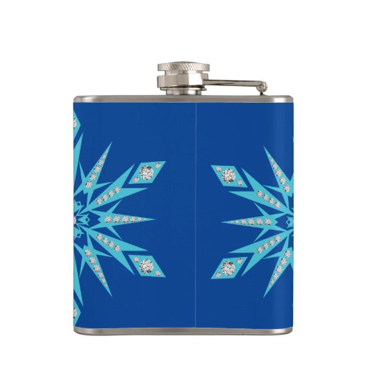 Snowflake Bling Heupfles (Achterkant)