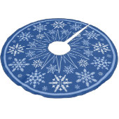 Snowflake Blizzard Kerstboom Rok (Gekanteld)