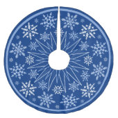 Snowflake Blizzard Kerstboom Rok (Voorkant)