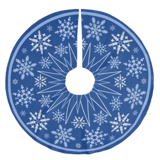 Snowflake Blizzard Kerstboom Rok (Voorkant)