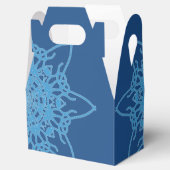 Snowflake Blue Bedankdoosjes (Geopend)