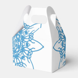 Snowflake Blue Bedankdoosjes