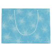 Snowflake Blue Groot Cadeauzakje (Voorkant)