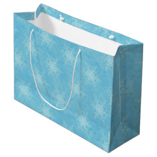 Snowflake Blue Groot Cadeauzakje