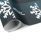 Snowflake Blue met kerst Cadeaupapier (Rol Hoek)