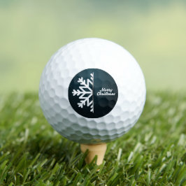 Snowflake Blue met kerst Golfballen
