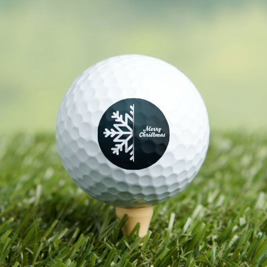 Snowflake Blue met kerst Golfballen (Insitu Shirt)