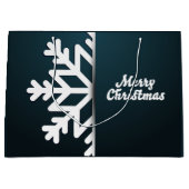 Snowflake Blue met kerst Groot Cadeauzakje (Voorkant)