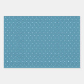 Snowflake Blue Nordic Faux Knit Sweater Inpakpapier Vel (Voorkant 3)