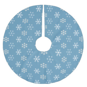 Snowflake Blue Tree Skirt Kerstboom Rok
