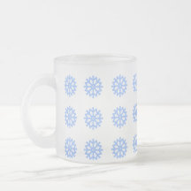 Snowflake Blue Winter Festive Pattern
