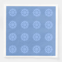 Snowflake Blue Winter Festive Pattern