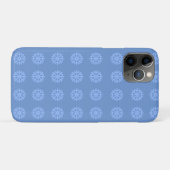 Snowflake Blue Winter Pattern Case-Mate iPhone Case (Achterkant (horizontaal))