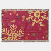 Snowflake Bokeh Deken (Voorkant)