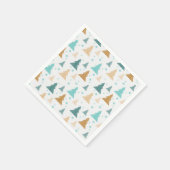 Snowflake boompatroon servet (Hoek)