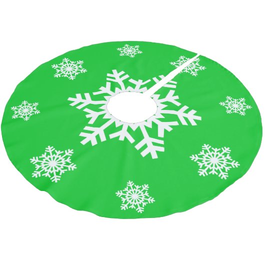 Snowflake boomrok kerstboom rok (Gekanteld)