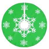 Snowflake boomrok kerstboom rok (Voorkant)