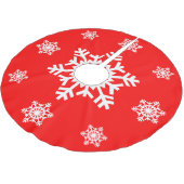 Snowflake boomrok kerstboom rok (Gekanteld)