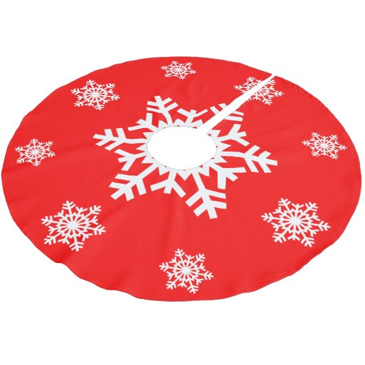 Snowflake boomrok kerstboom rok (Gekanteld)