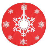 Snowflake boomrok kerstboom rok (Voorkant)