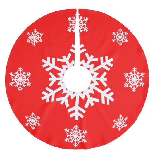 Snowflake boomrok kerstboom rok (Voorkant)