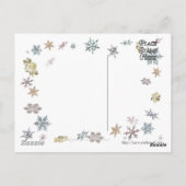 Snowflake Briefkaart (Achterkant)