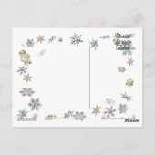 Snowflake Briefkaart (Achterkant)