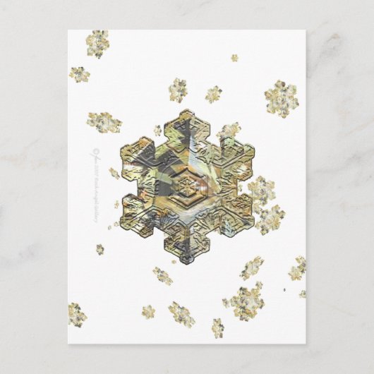 Snowflake Briefkaart (Voorkant)