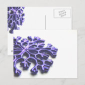 Snowflake Briefkaart (Voorkant / Achterkant)
