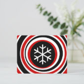 Snowflake Briefkaart (Staand voorkant)