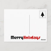 Snowflake Briefkaart (Achterkant)