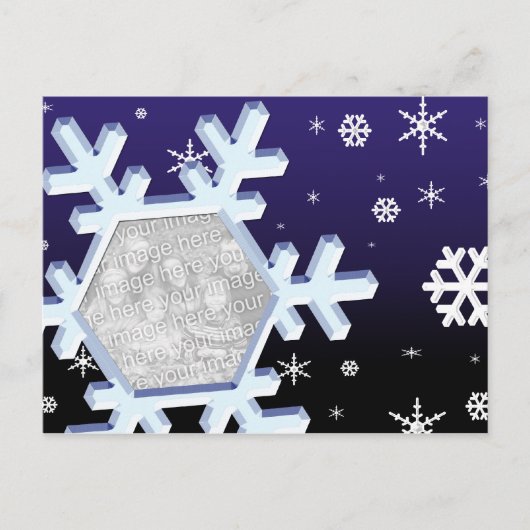 Snowflake Briefkaart (Voorkant)