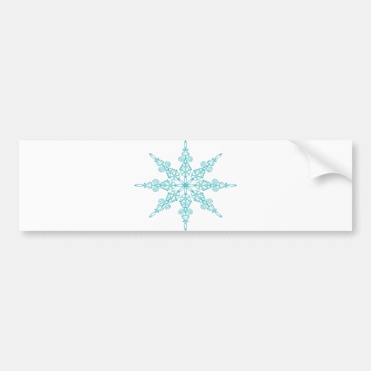 SNOWFLAKE BUMPERSTICKER (Voorkant)
