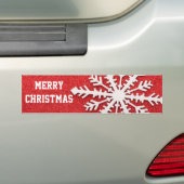 Snowflake Bumpersticker (Op auto)